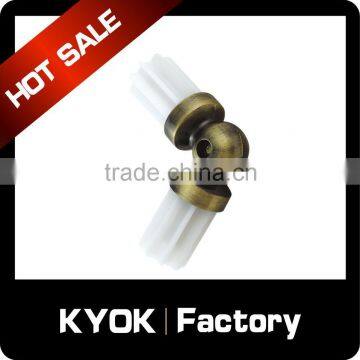 KYOK high quality curtain rod accessories, fancy curtain alloy pole caps and curtainspole accessories