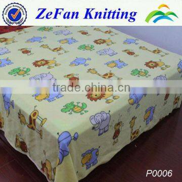 100% polyester baby print polar fleece fabric