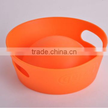 2014 Popular eco-friendly silicone rubber pet bowl