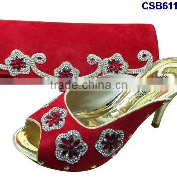 CSB6118 2016 The Latest Fashion Woman Italy Style High Heel Sandal Shoes With Fashionable Bags photo-5