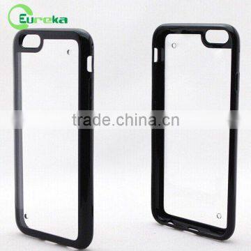 High quality dustproof 2 in 1 PC TPU phone case for IPhone 6/4.7inch