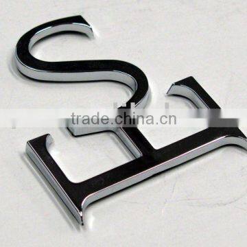 Plastic injected Sticker with chrome plating