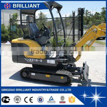 YC18-8 Small/mini Excavator Price for Sale With Spare Parts Popular in Africa ,South America photo-6