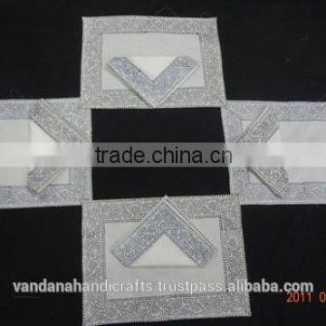 hand block print mat sett manufacture from india