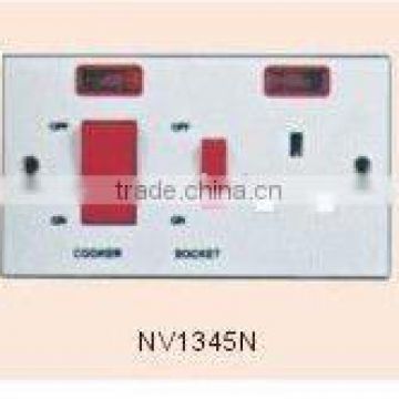 45A COOKER SWITCH WITH NEON