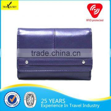 13587 high-quality palm clutch new style leather woman RFID blockingwallet