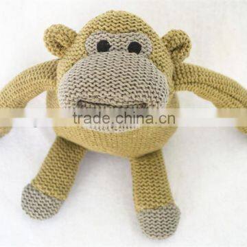 Wholesale crochet gorillas toys ,cute knitted animal gorillas toy ,custom stuffed toys