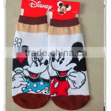 cotton cartoon socks tube socks terry socks newly design wholesale price children lovely mickey socks
