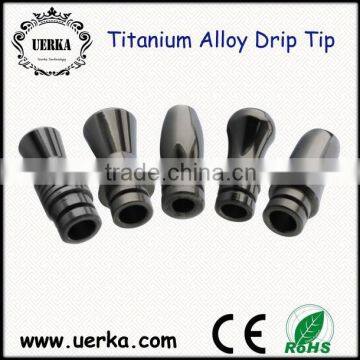 China Uerka A series ecig drip tips titanium alloy 510 ce4 drip tip