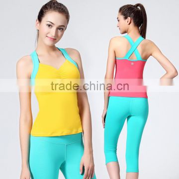 Wholesale Women's Supplex Yoga Wear, Lycra Gym Wear, Fitness Wear for Women