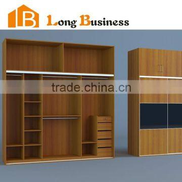 LB-JX3036 Melamine bedroom wardrobe flat pack