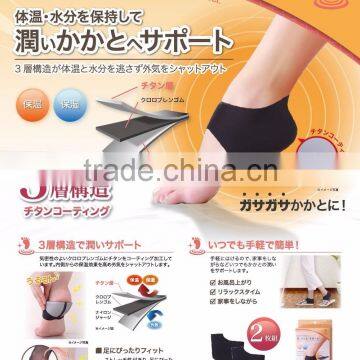 Simple wholesale heel care socks women reduce shock when walking