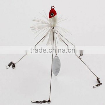 new style five arms one blade umbrella rig alabama rig for fishing