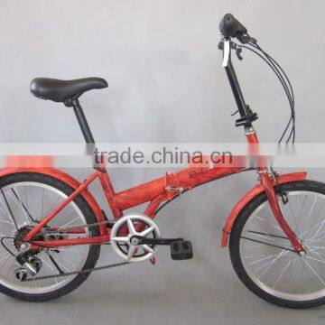 20 inch Steel Folding Bike with RS35-6 Speed