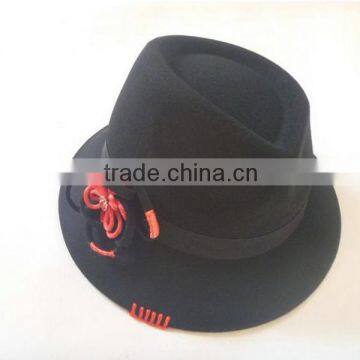 new 2016 fashion High Quality Jazz Hat with Wool Material top hat formal hat