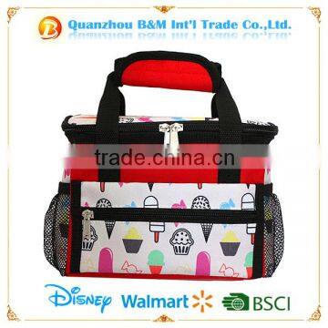 6-pack lunch Cooler tote bag for forzen food