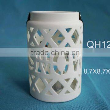 ceramic candle holder, home decoration, porcelain candle holder