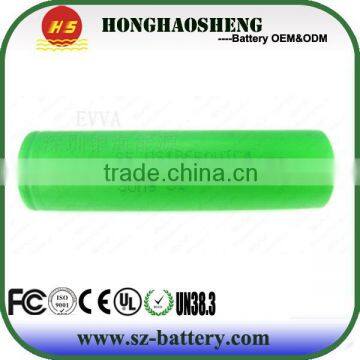 High discharge rate 3.7v 2100mah li-ion battery Sony 18650 VTC4 battery