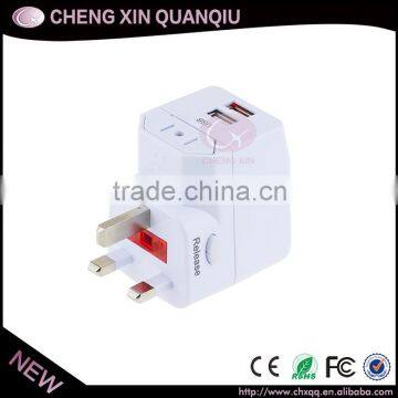 2016 Free Sample Safe Universal Travel Adapter With 2 Usb Port,dual Sim Dual Standby Adapter photo-2