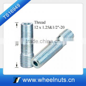 10.9 grade double head wheel studs