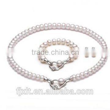 9-10mm/10-11mm 925 silver latest design pearl set