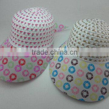 Zhejiang factory competitive little girl sun visor cap