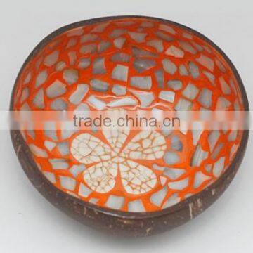 Best selling handmade vietnam lacquered coconut shell bowl