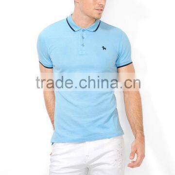 Men's Summer Latest Emboidered Simple style Casual Sport Cotton POLO T Shirt