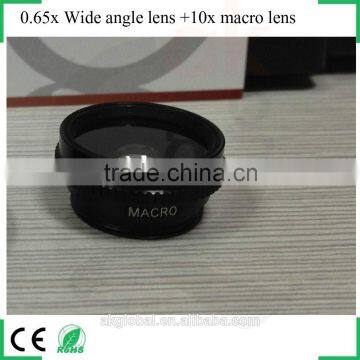 High quality 0.65x wide angle lens no dark corners camera lens without shadow