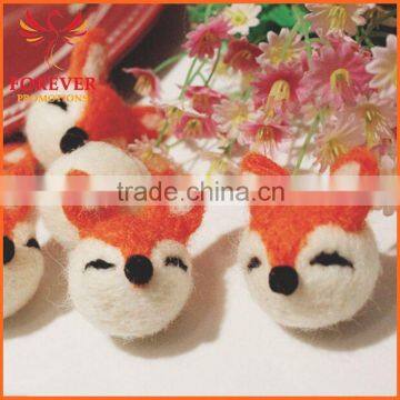 HoT Selling Christmas Decoration Wool Cute Felt Poke A Fox