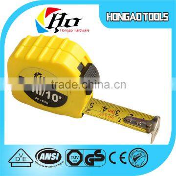 3m/10' Strong Magnetic Custom Steel Heavy Duty Rubber Tape Measure