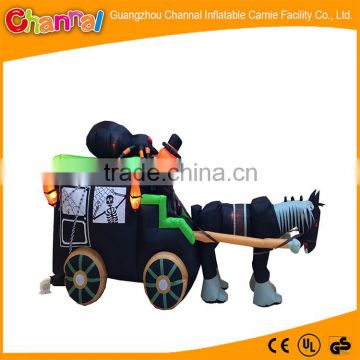 Halloween decoration inflatable princess carriage