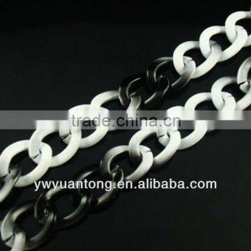 High Quality fashion multi-colored aluminum jewelry chain