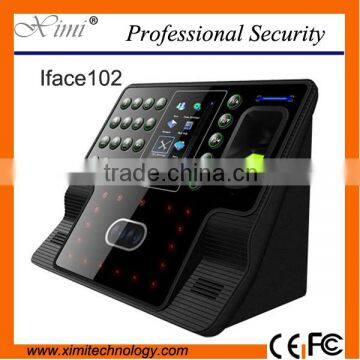 Infrared camera 4.3'' TFT touch screen TCP/IP Iface102 door access control system and face time attendance recorder