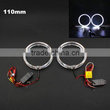 110mm led Angel Eye LED Chip Car Motorcycle Light Halo Rings Waterproof Auto Headlight Car LED Lighting