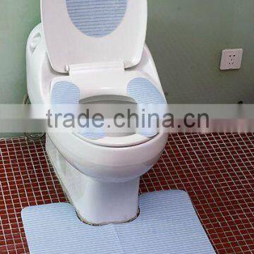 self-adhesive toilet mat