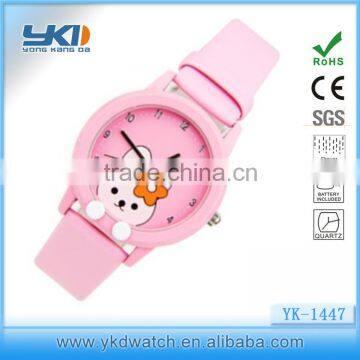 cheap childrens plastic watch with printing logo