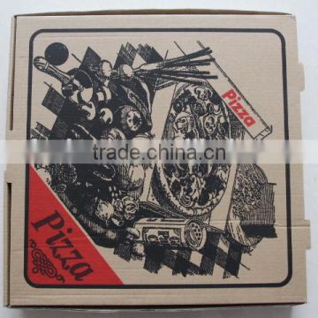 15inch Customers Printing Corrugated Paper Pizza Delivery Box