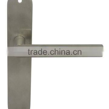 Wholesale Classical European stainless steel door handle on plate