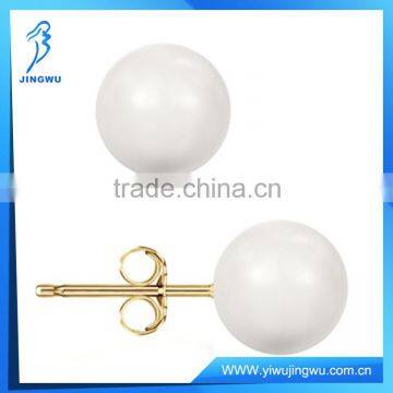 Hot New Products Freshwater Pearl Stud Earring With Gold Pin