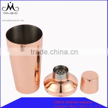 22 oz copper plated cocktail shaker set stainless steel                        
                                                Quality Choice