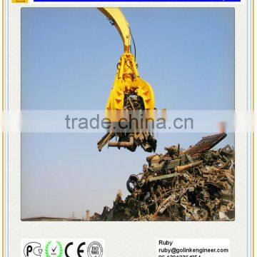 ce approved hydraulic rotator orange peel grab