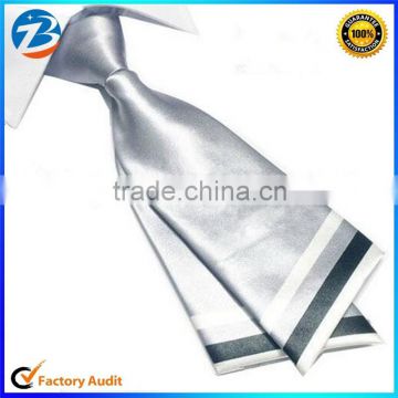 New Fashion Design Polyester Silk School Ties Wholesale