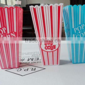 1L square plastic popcorn container