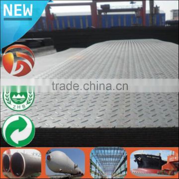 Checker Checkered steel plate 2.0mm thick carbon chequered tear drop steel plate ASTM A36 mild steel plate