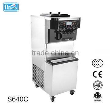 three flavor S640C fruit ice cream maker commercial