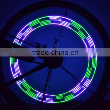 colorful 14 led bike spoke light