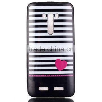 Hot Selling Cell Phone Jelly TPU Color Printed Back Cases For Asus Zenfone 2 Selfie