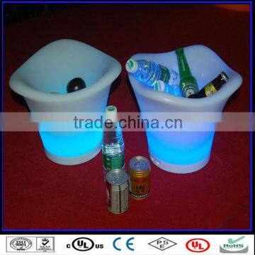 LED Lamp Luminous Bar Ice Bucket, Plastic Ice Bucket
