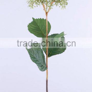 64 cm Plastic Hydrangea Spray With 4 Printed Leaves Artificial Flower photo-4